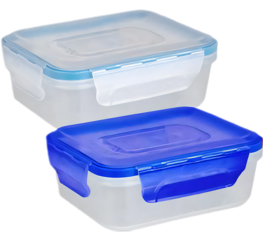 Container with Clip Lock - 600ml - Various Colors