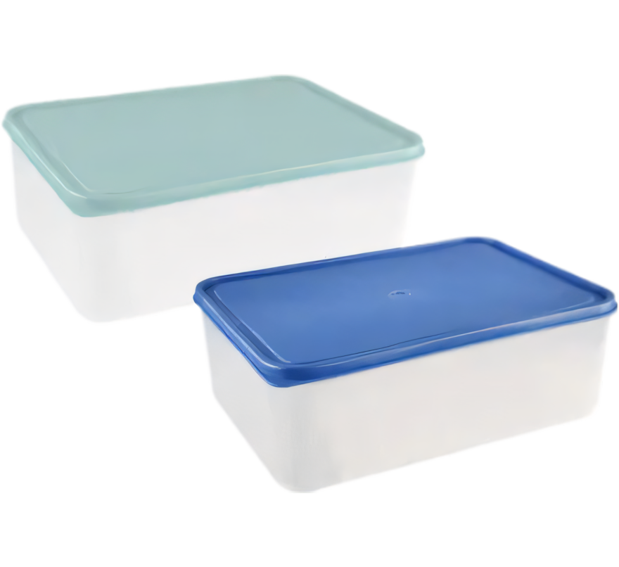 Home Kitchen Food Container - Square - Large - 28 x 19 cm - Various Colors
