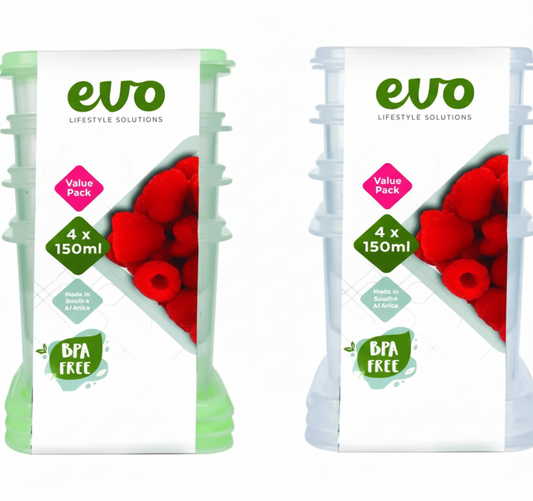 Plastic Container - 150 ml - 4 Pieces per Pack