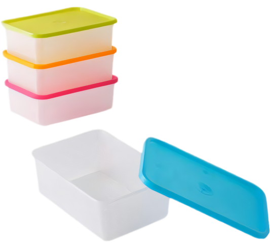 Plastic Lunch Box in Various Colours (17 x 10 x 6 cm)