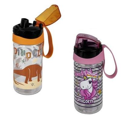 Water Bottle - 500 ml - Shark and Dinosaur