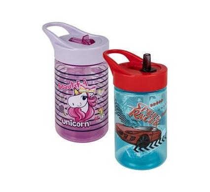 Water Bottle - 460 ml - Unicorn and Race