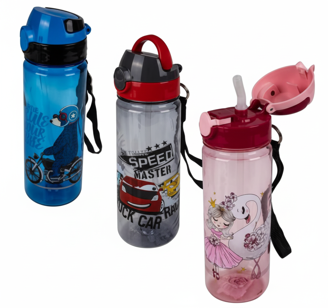 Water Bottle with Assorted Designs (700 ml)