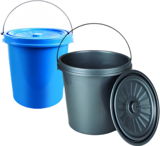 Plastic Bucket with Lid - 12 Liter