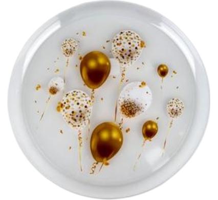 Plate Plastic Party - 22 cm