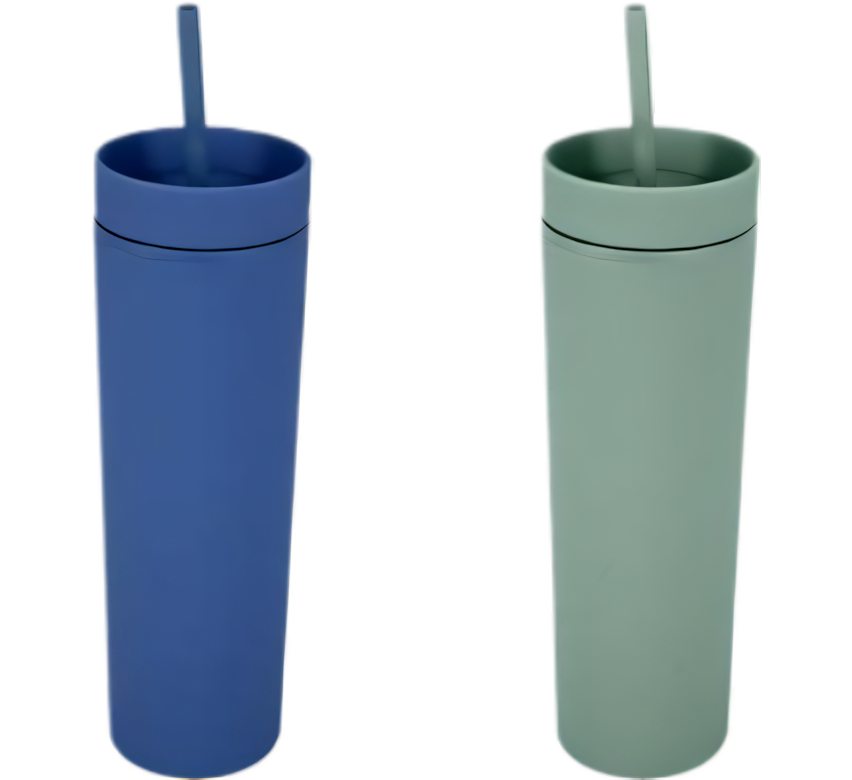 Double Wall Tumbler with Straw (473 ml)