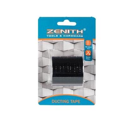 Zenith Ducting Tape - Black - 48 mm x 5 m