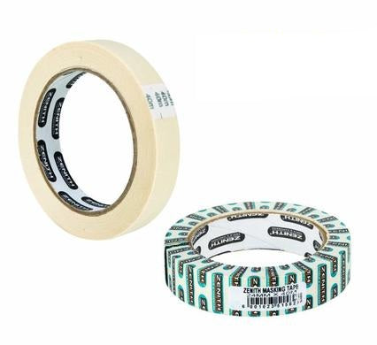 Zenith Masking Tape - Bulk Pack of 6 - 24mm x 40m