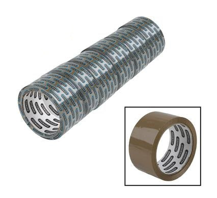 Tape Sealing Buff - Bulk Pack of 6 - 48mm x 50m