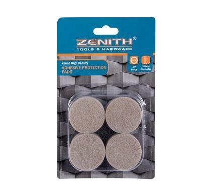 Protection Pads Brown - 3.8 cm Round - Heavy Duty - 20 Pieces