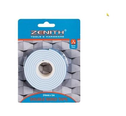 Zenith Double Sided Tape - 24 mm x 1 m