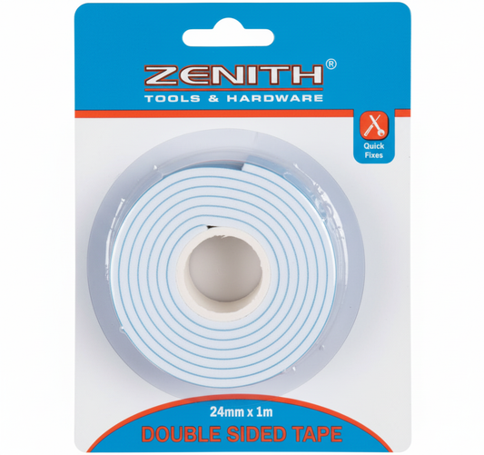 Zenith Double Sided Tape - 24 mm x 1 m