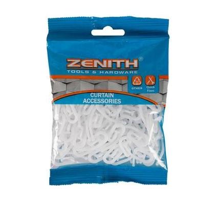 Curtain Hooks Acetyl - R6 - 100 Pieces