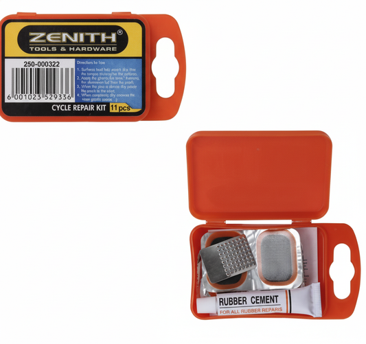Zenith Cycle Repair Kit - 11 Piece