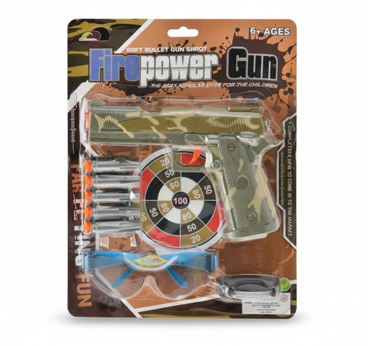 Combat Hand Gun Play Set - Toy Weapon