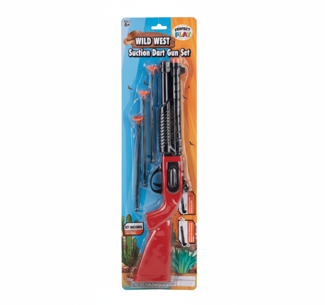 Rifle Suction Dart Gun Set, 4-Piece (53 cm x 15 cm)