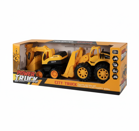 Construction Vehicle Set - 2 Pieces - 38 cm