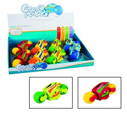 Toy Friction Motorbike - Bulk Pack of 8 - 15 cm