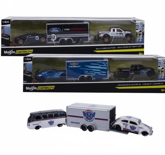 Maisto Dinky Design Team Hauler - 1:64 Scale - Assorted Designs