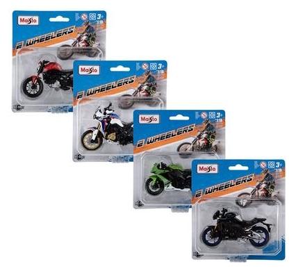 Maisto Dinky Motorbike - 1:18 Scale - Assorted