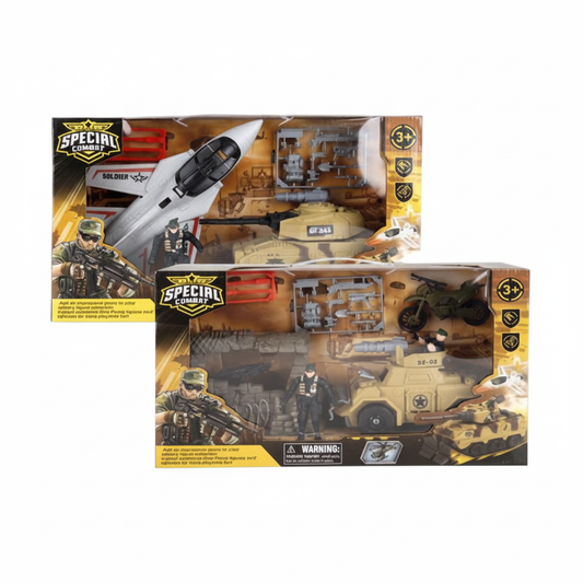 Boys Playset Combat Set with Assorted Designs