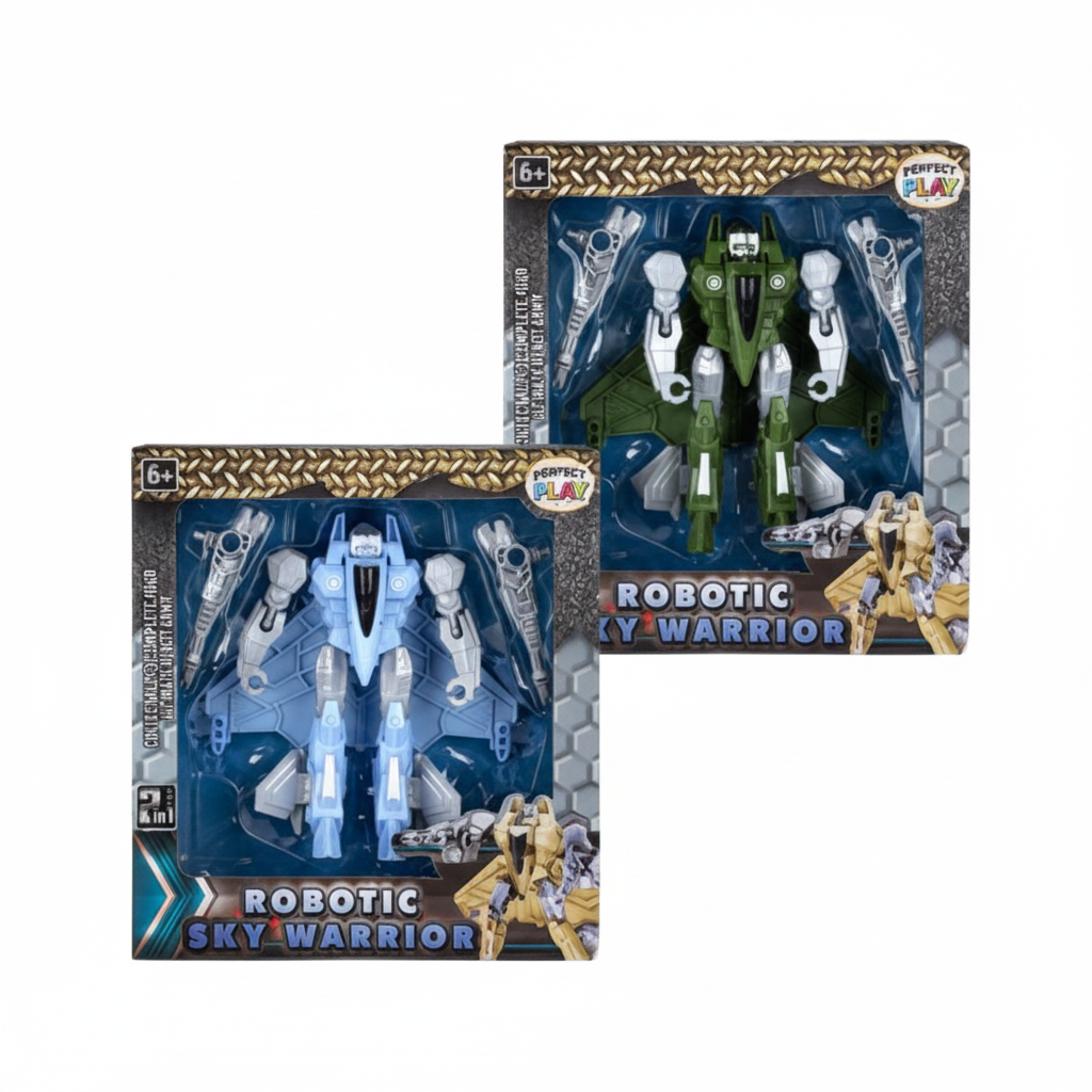 Boys Transforming Sky Robot Playset (23 x 21 cm) - Various Colours