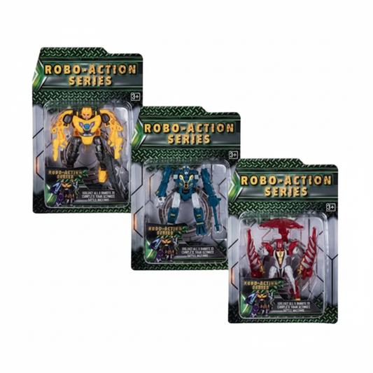 Robot Dragon Playset Figure for Boys (10 cm) - Various Colours