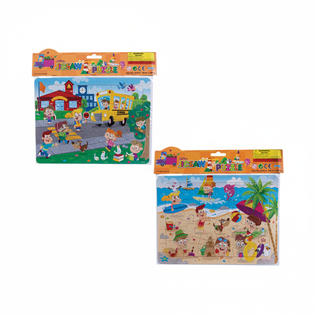 Kiddies Jigsaw Puzzle with Assorted Designs (24 Pieces)