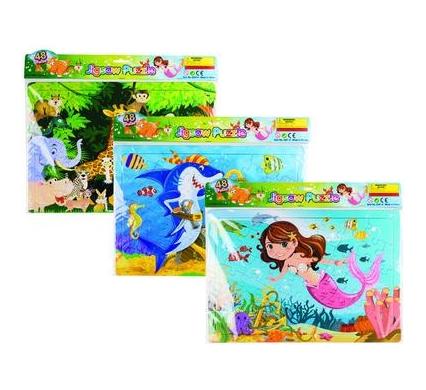 Educational Jigsaw Puzzle - 48 Pieces - Assorted