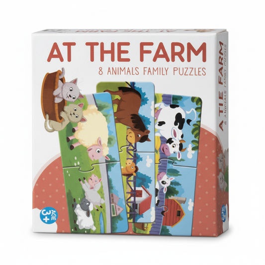 Jigsaw Puzzle At The Farm 16pc 8 Pack