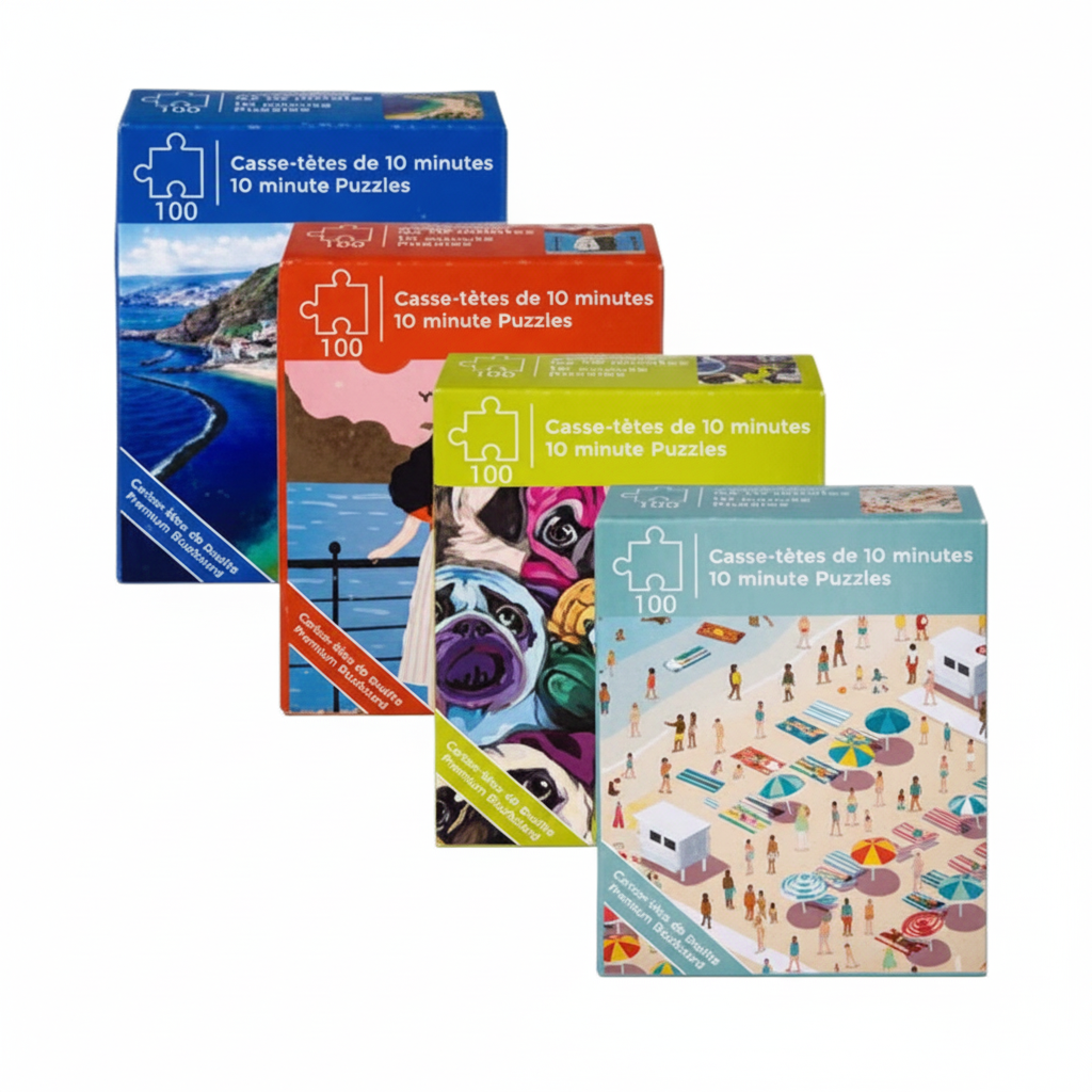 10-Minute Jigsaw Puzzle with Assorted Designs