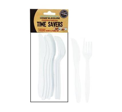 Home N Leisure Cutlery Set - Pack of 10 - 5 Knives and 5 Forks