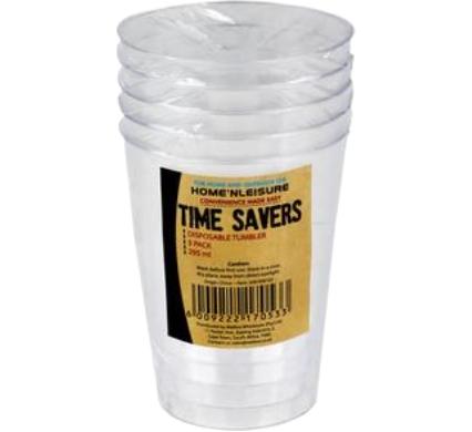 Picnic Disposable Tumbler - 295 ml - 5 Piece Set