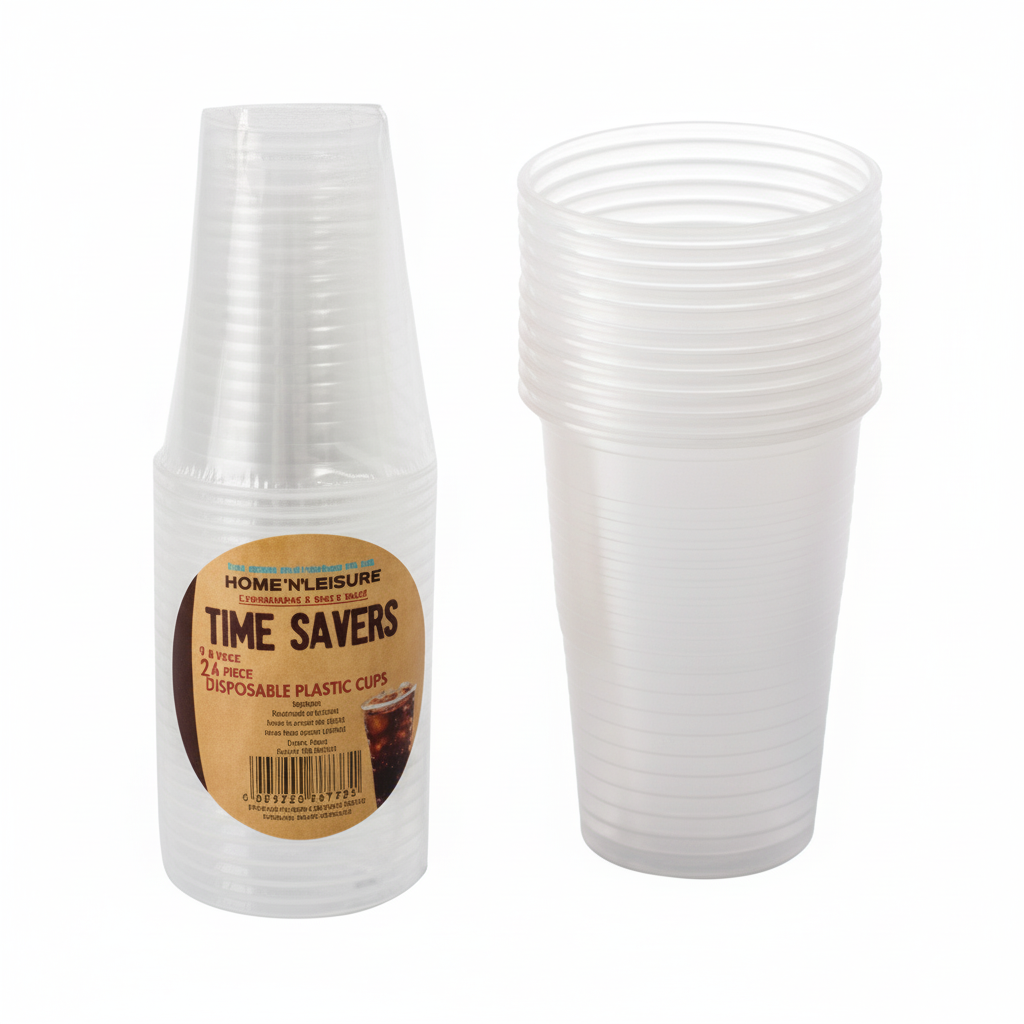 Plastic Picnic Cups (24 x 200 ml)