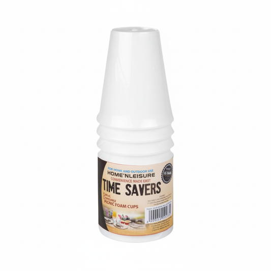 Picnic Cups Foam - 250 ml - 10 Pieces - Disposable