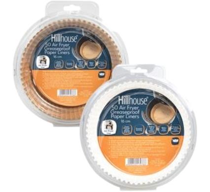 Air Fryer Liners - 50 Pieces - 16 cm Round