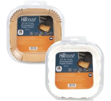 Air Fryer Liners - 20 cm Square - 50 Pieces