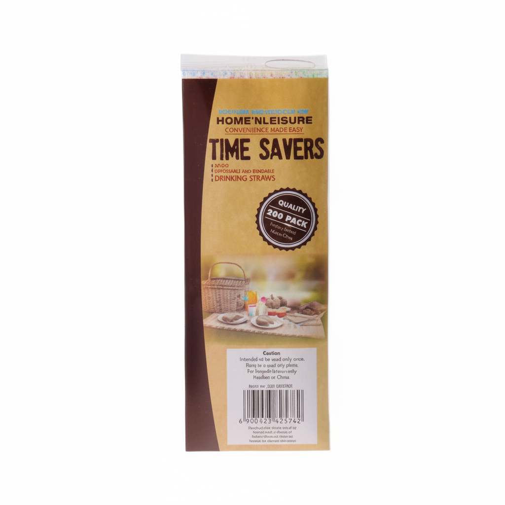 Flexible Drinking Straws (18 cm) - Box of 200