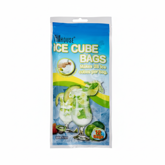 Ice Cube Bags - 12 Bags - Each Bag Makes 28 Cubes