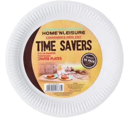 Picnic Plates Paper - 23 cm - 50 Pieces