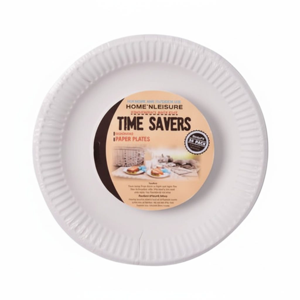 Paper Picnic Plates (18 cm) - 20 Pieces