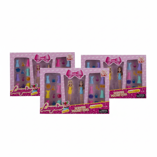 Doll Pocket Scented Set - 9 cm - 28 Pieces - Various Colors