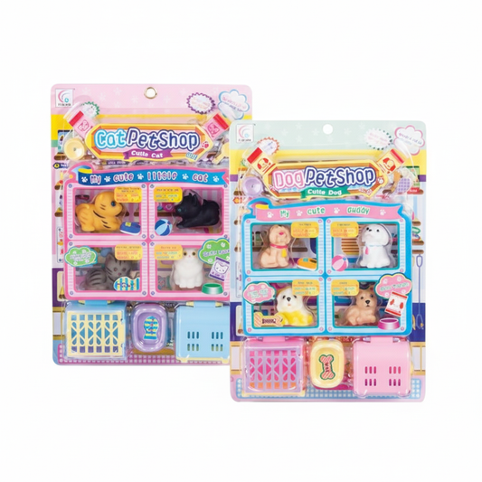 Pet Shop Playset - 12 Pieces