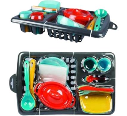 Playset Washing Up with Rack