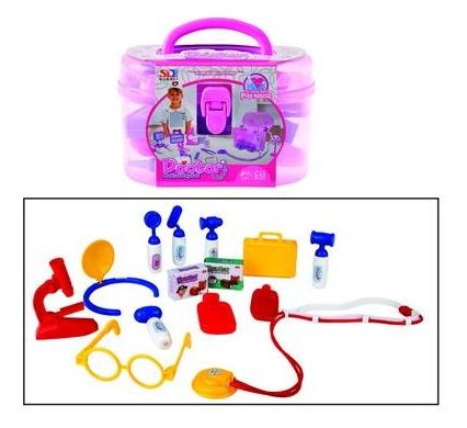 Play Set Doctor Set with Case - 15 Pieces