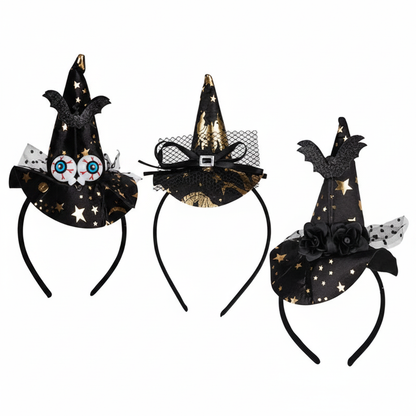 Witch Hat Headband - Dress Up Costume Accessory