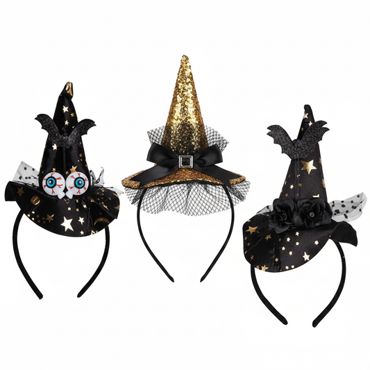 Witch Hat Headband - Dress Up Costume Accessory
