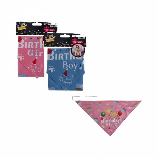 Dress Up Pet Birthday Collar - Assorted Designs