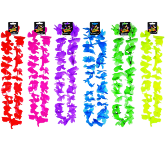 Hawaiian Flower Lei - Various Colors