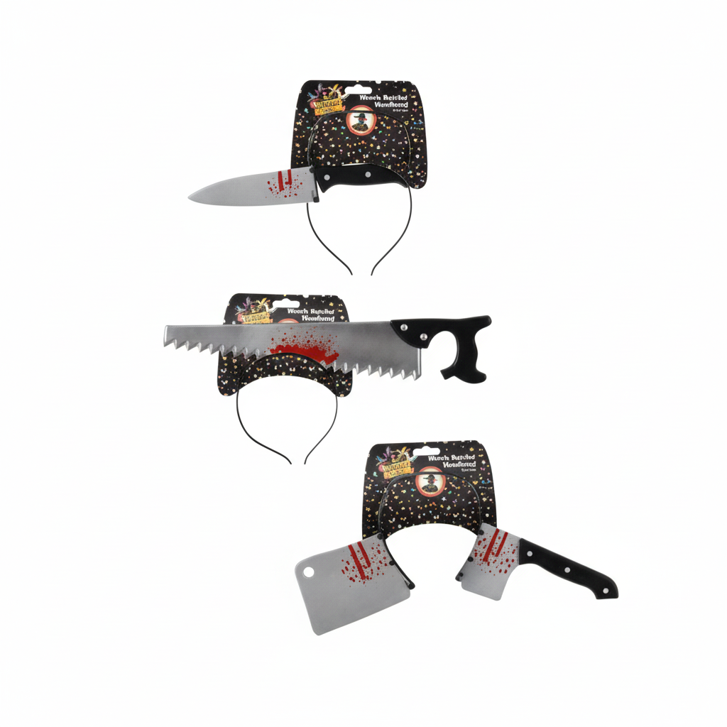 Halloween Dress Up Bloody Butcher Headband (Various Styles)